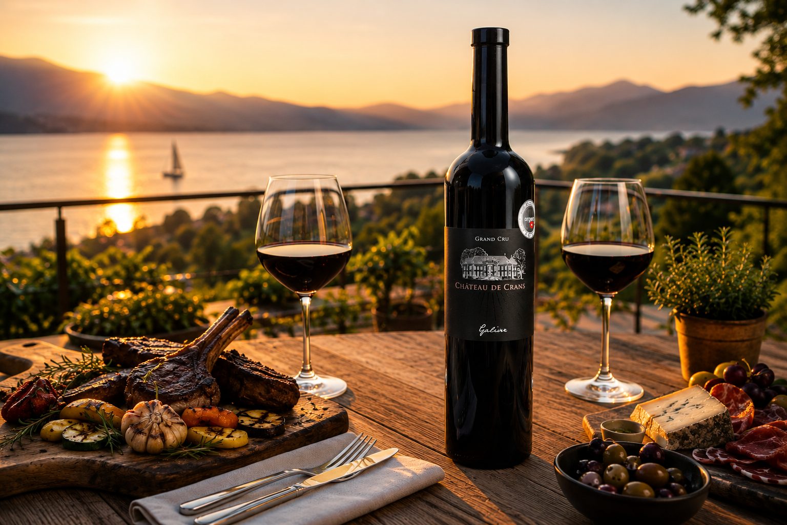 Offrez un vin suisse de caractère pour la Fête des Pères. Découvrez La Galisse et les cuvées du Château de Crans, domaine bio sur La Côte vaudoise.
