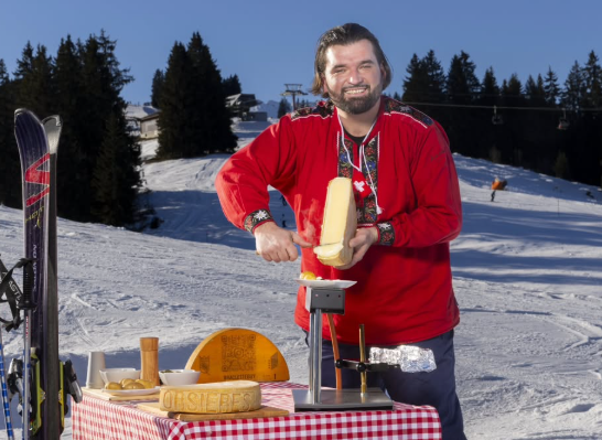 raclette guy au chateau de crans